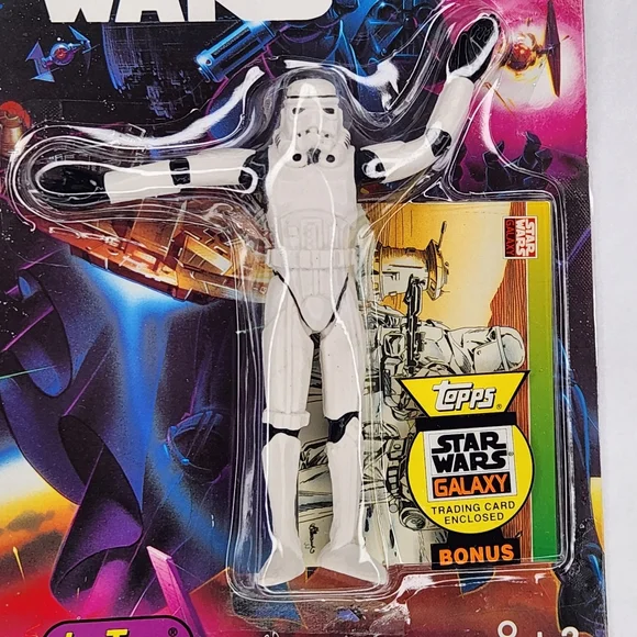 Stormtrooper Star Wars Bend Ems Action Figure 1993 Vintage - Picture 3 of 4